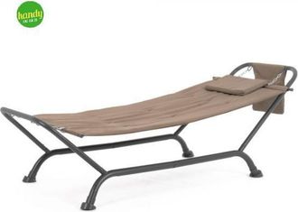 BIZZOTTO Amaca con supporto in acciaio e cuscino Thalos per giardino 96 x 232 cm