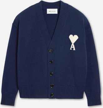 Ami Wool Knit Cardigan