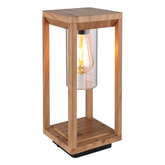 Globo Lighting L&aacute;mpara De Pie - Candela - Natural - Aluminio - Lede27 - - Globo