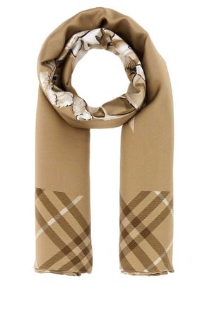 Burberry Beige Horseman Check Scarf
