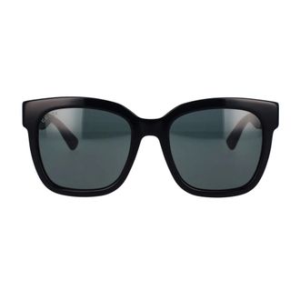 Gucci Fashionable Glitter Rectangular Sunglasses - female - Gucci - Sunglasses - Black - 54 MM - Accessories