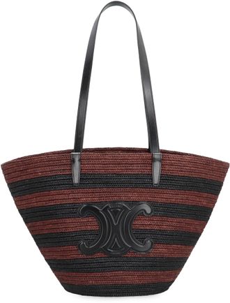 Celine Womens Couffin Classic Tote Bag Raffia