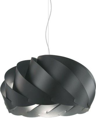 Linea Zero Suspensi&oacute;n Negra En Metal Cromado Cm. 26x15h