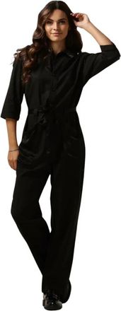 Scotch & Soda Beaded Collar Jumpsuit Elegante Stijl - Dames - Jumpsuits - Zwart - L - Jumpsuits & Playsuits