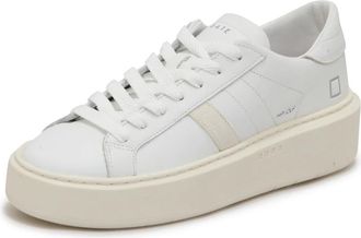 D.A.T.E. Hill Low Platform Calf - Dames - Sneakers - Wit - 39 EU - Leer - Schoenen