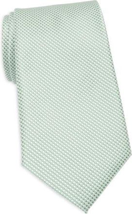 Calvin Klein Esme Solid Birds Eye Tie in Sage at Nordstrom Rack