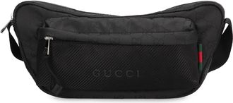 Gucci Mens Nexus Crossbody Bag Black Polyamide Messenger