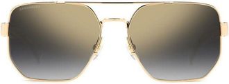 Dsquared2 D2 0083/S RHL/FQ Mens Sunglasses Gold Size 58
