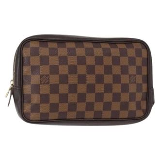 Louis Vuitton Pre-owned Clutches, female, Brown, Size: ONE SIZE Pre-owned Vintage Canvas Clutch
