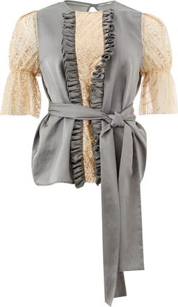 Lardini Stijlvolle Blouse - Dames - Blouses - Veelkleurig - S - Linnen - Overhemden