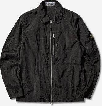 Stone Island Men s Nylon Metal Overshirt Black