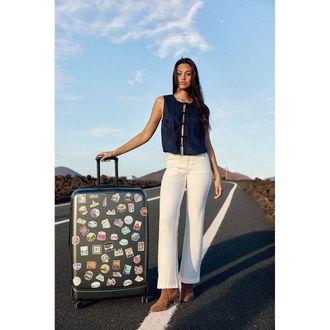 La petite &eacute;toile Flared jeans van stretchkatoen SONNY