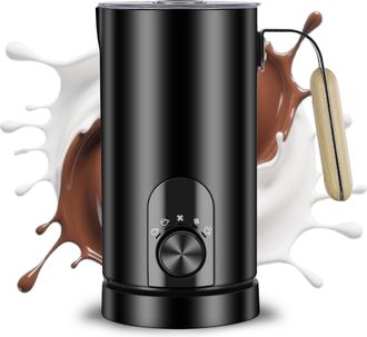 OEM Espumador De Leche El&eacute;ctrico 5 En 1: Espumador De Leche Autom&aacute;tico De Gran Capacidad De 350 Ml Y Espumador De Leche Caliente Y Fr&iacute;a Para M&aacute;quinas De C