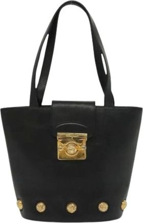 Ferragamo Pre-owned Bucket Bags, female, Black, Size: ONE SIZE Pre-owned Bucket Bag