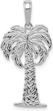 Diamond2Deal 14k Gold Palm Tree Pendant