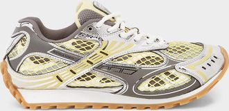 Bottega Veneta Orbit Metallic Net Runner Sneakers