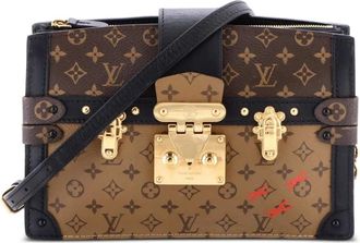 Louis Vuitton Trunk Reverse Monogram Canvas clutch bag - Bruin