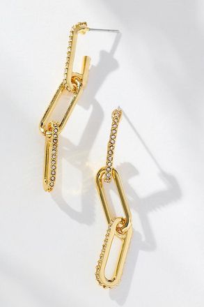 Maeve Triple Paperclip Drop Earrings