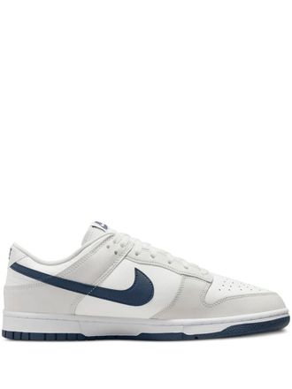 Nike Dunk Low Grey sneakers - men - Other fibres/Rubber/Fabric/Calf Leather - 9.5 - White
