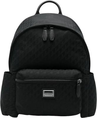 Emporio Armani Eagle All Over Rugzak - Heren - Rugzakken - Zwart - ONE Size - Tassen