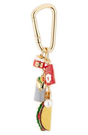 Leith Taco Bag Charm in Yellow Multi- Gold at Nordstrom Rack