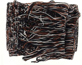 Joseph Joseph Pre-owned Womens Knitted Fringed Scarf in Multicolor Wool - Multicolour - One Size