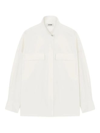 &Aacute;eron Whisk chest-pockets top - women - Polyester/Viscose/Elastane - S - Neutrals