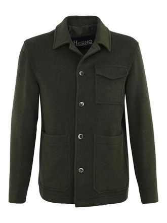 Herno Field Jacket In Recycled Wool