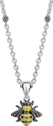 Lagos Rare Wonders - Honeybee Pendant Necklace in Silver/gold at Nordstrom, Size 16