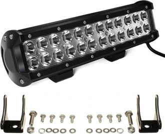 Trade Shop Trade Shop Traesio - Trade Shop - Faro Lampada Supplementare Ip67 Ty- 72w 22 Led 6000k Profondit&agrave; Suv Fuoristrada