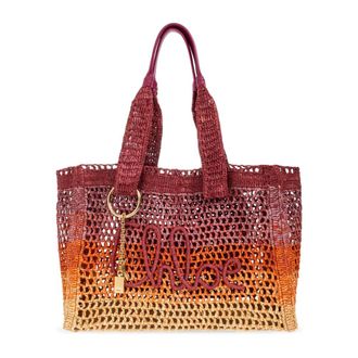 Chlo&eacute; Tote Bags, female, Multicolor, Size: ONE SIZE Summer Banana East West Tote Bag