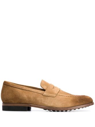 Tod's ombr&eacute;-effect loafers - Neutrals