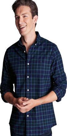 CHARLES TYRWHITT Brushed Washed Oxford Shirt