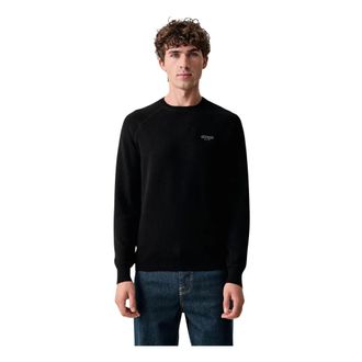 Guess Naito Pullover - Heren - Truien - Zwart - Maat: S Wol