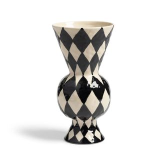 &Klevering Rhombic Vase, schwarz