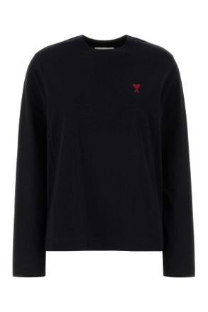 Ami Ami Black Cotton T Shirt