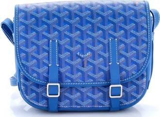 Goyard Belvedere Messenger Bag Coated Canvas with Leather PM