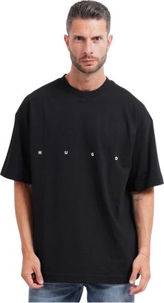 HUGO BOSS T-shirt - Heren - T-shirts - Zwart - XL - Katoen - Tops