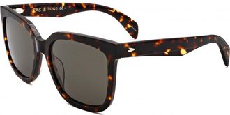 Rag & Bone Womens RNB1018 S 56 06J Sunglasses - Brown - One Size