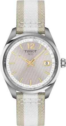 Tissot PR 100 Cycling Webbing Strap Watch, 34mm in Grey at Nordstrom