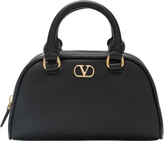 Valentino Garavani Handbags, female, Black, Size: ONE SIZE Mini Dome