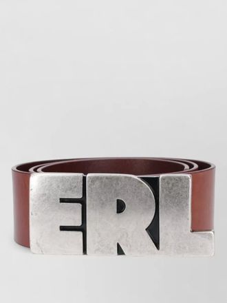 ERL adjustable leather belt refined design