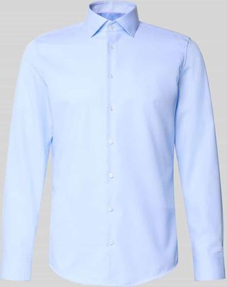 Seidensticker Regular Fit Business-Hemd mit Kentkragen Modell New in Bleu, Größe 40