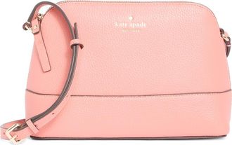 Kate Spade New York southport ave hannah leather crossbody bag in Terracotta Tile at Nordstrom Rack