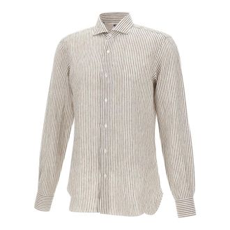 Barba Casual Shirts, male, Multicolor, Size: 2XL Dandylife Linen Shirt