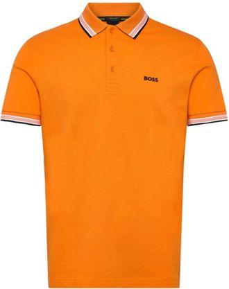 HUGO BOSS Tops, Heren, Oranje, M, Katoen, Sweater Boss