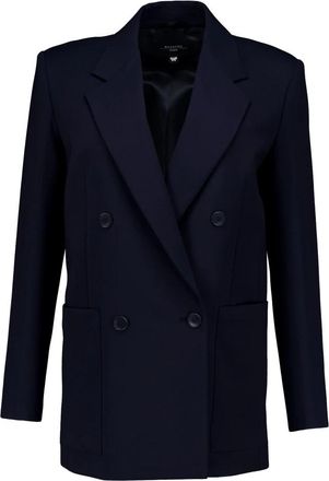 Max Mara Wkdveloce - Dames - Blazers - Blauw - 2XL - Wol - Jassen
