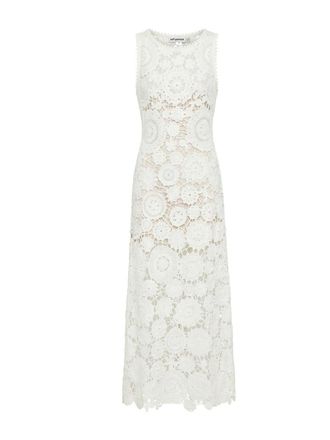 Self Portrait Crochet maxi dress