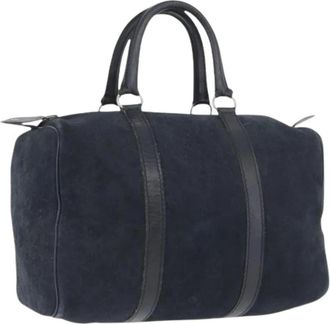 Dior Pre-owned Vintage Su&egrave;de Handtas - Dames - Vintage Weekendtas - Blauw - ONE Size - Su&egrave;de - Vintage
