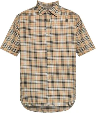 Burberry Check Short-sleeve Shirt